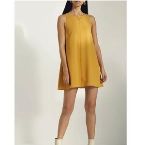 Aritzia Wilfred Parker Sleeveless A-Line
Mini Dress in Mustard Sz XS